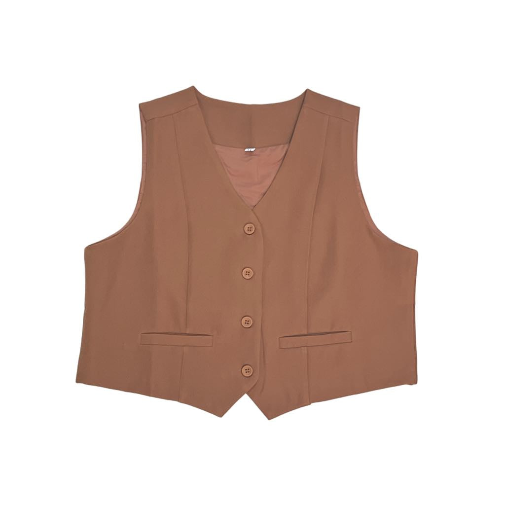 Plain Sleeveless Vest Tank Top