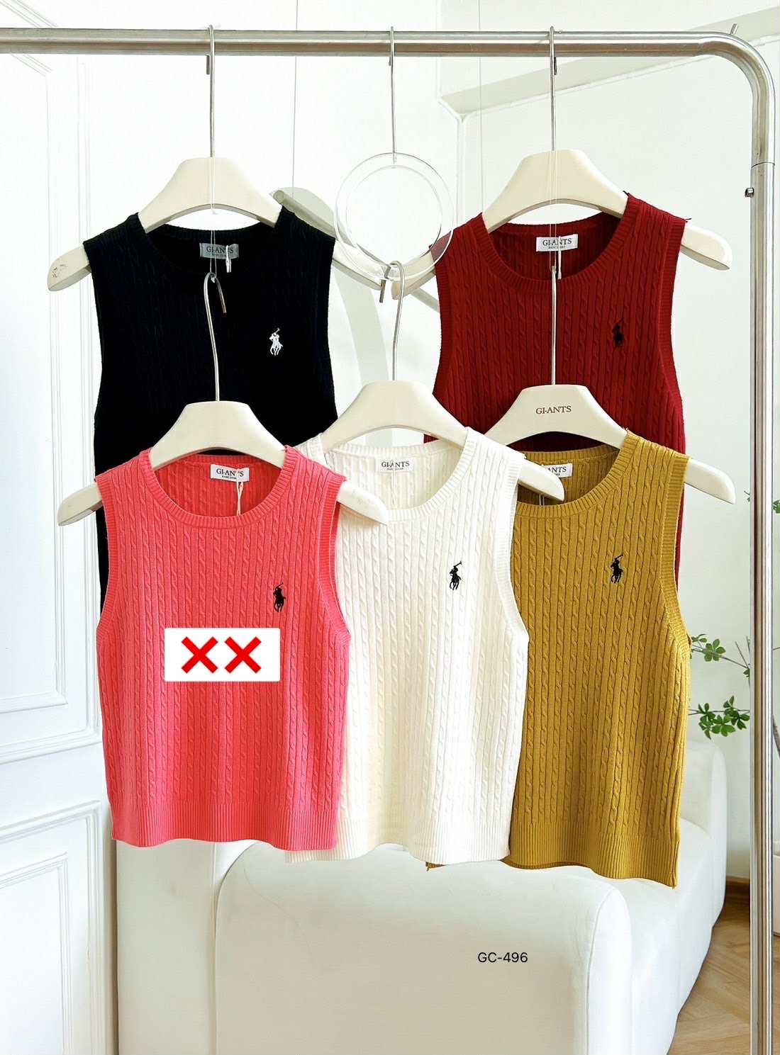 Knitted Sleeveless Top by Giants