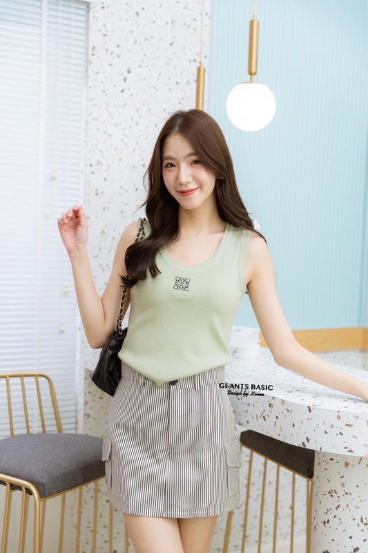 Knitted Sleeveless Top