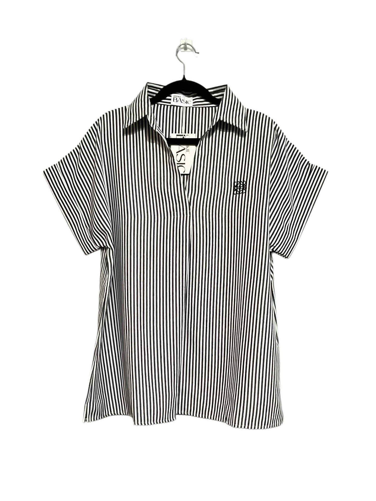 Striped Collared Blouse
