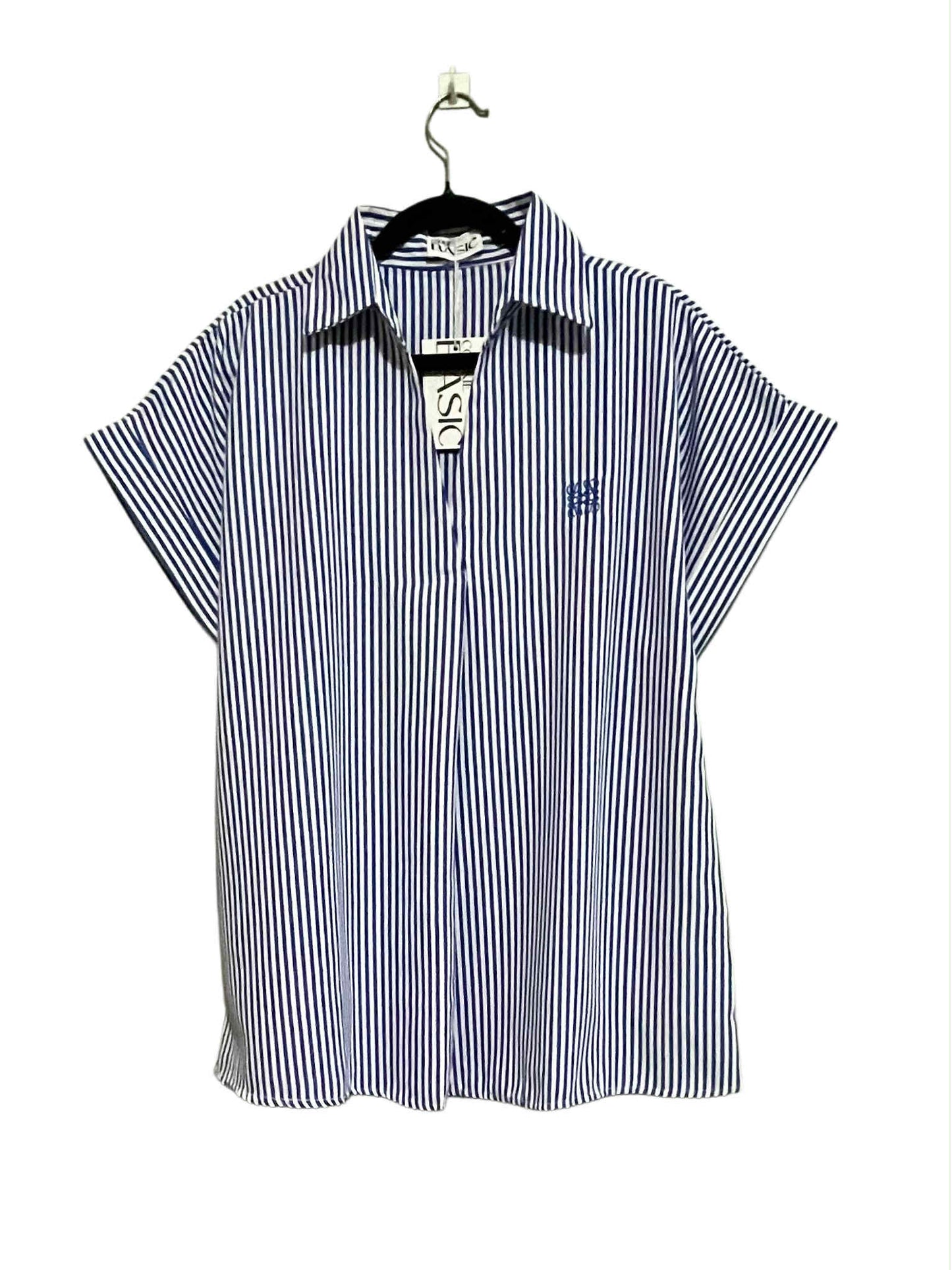 Striped Collared Blouse