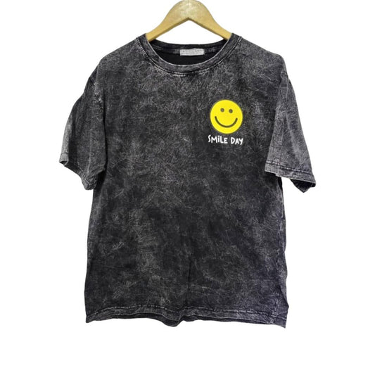 Smile Day Acidwashed Tee