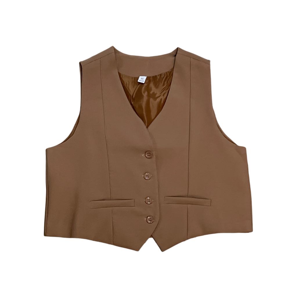 Plain Sleeveless Vest Tank Top
