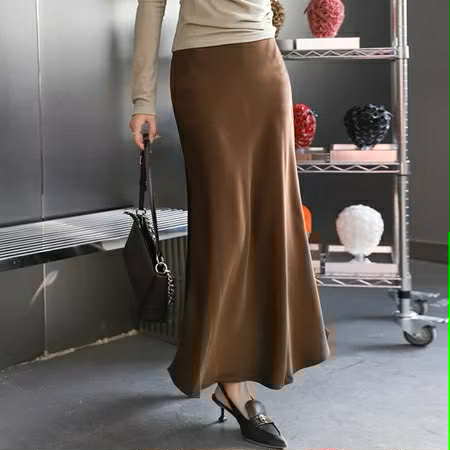 Satin Maxi Skirt