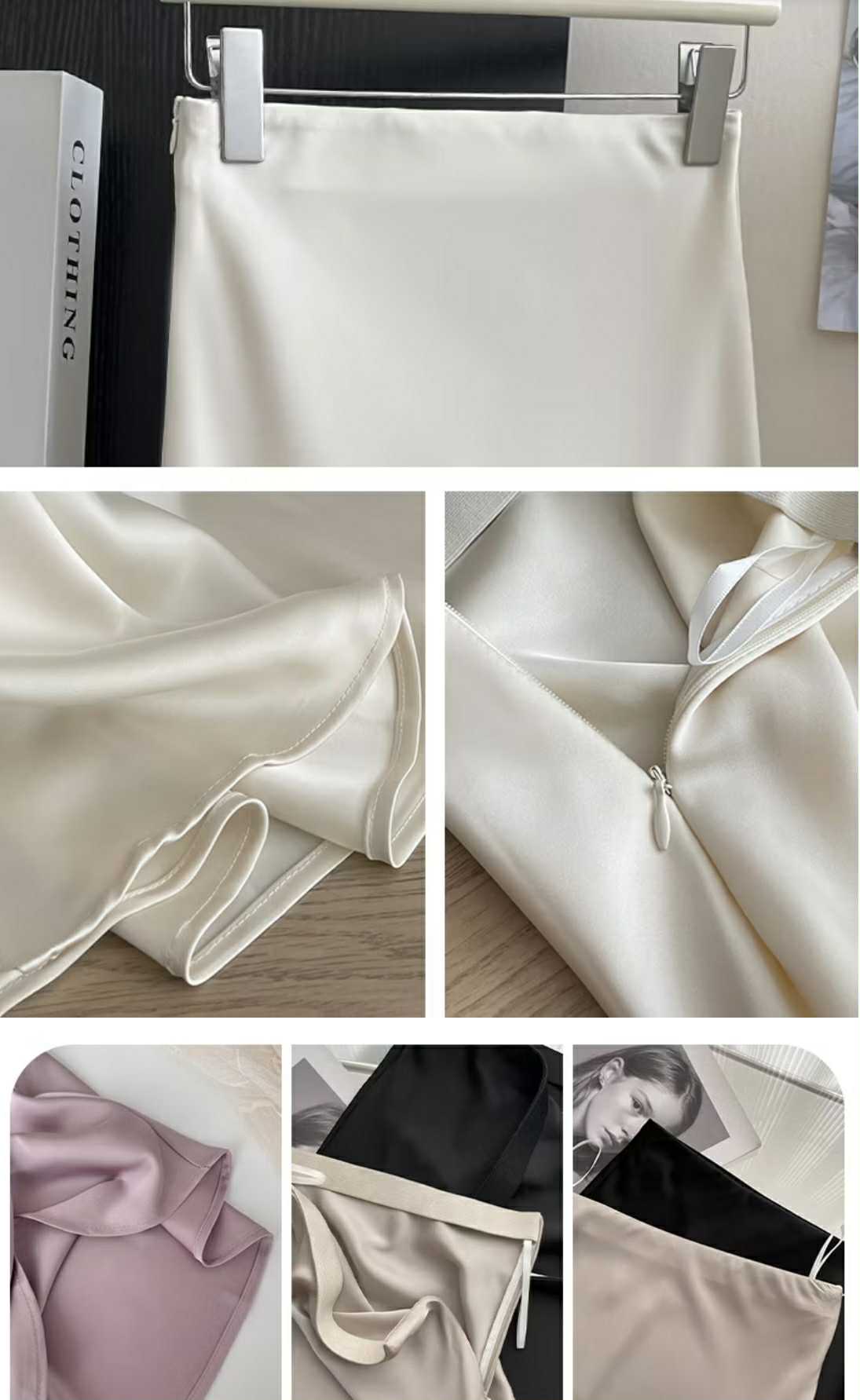 Satin Maxi Skirt