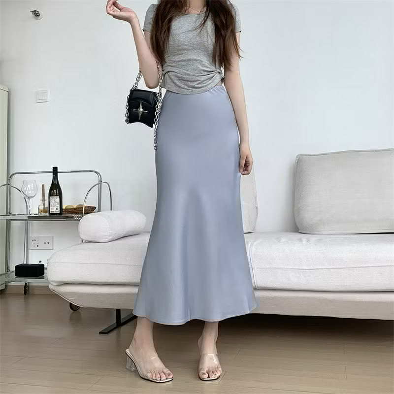 Satin Maxi Skirt